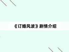 《订婚风波》剧情介绍