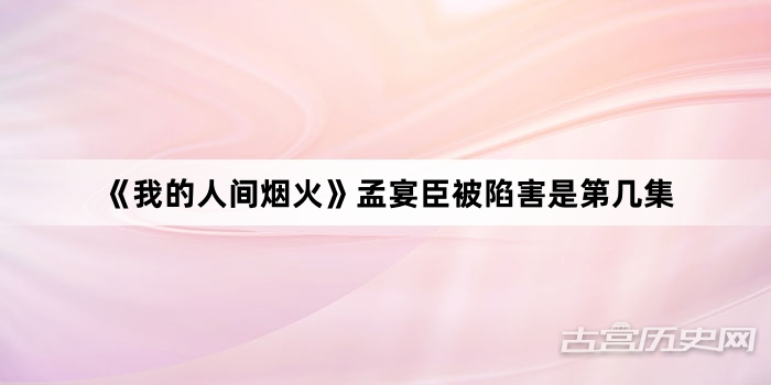《我的人间烟火》孟宴臣被陷害是第几集
