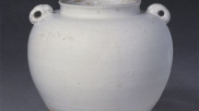 故宫馆藏白釉兔系罐
