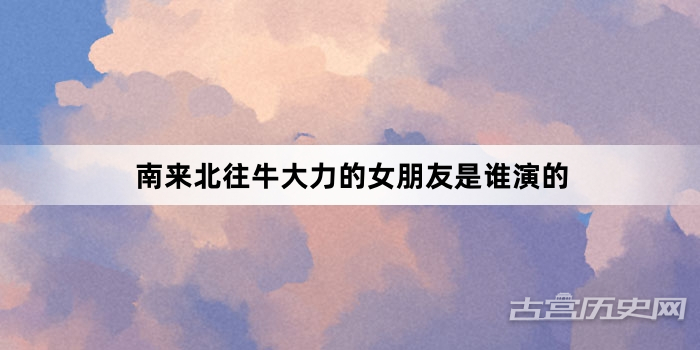 南来北往牛大力的女朋友是谁演的