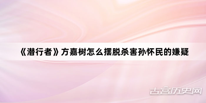《潜行者》方嘉树怎么摆脱杀害孙怀民的嫌疑