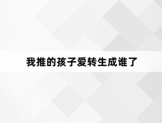 我推的孩子爱转生成谁了