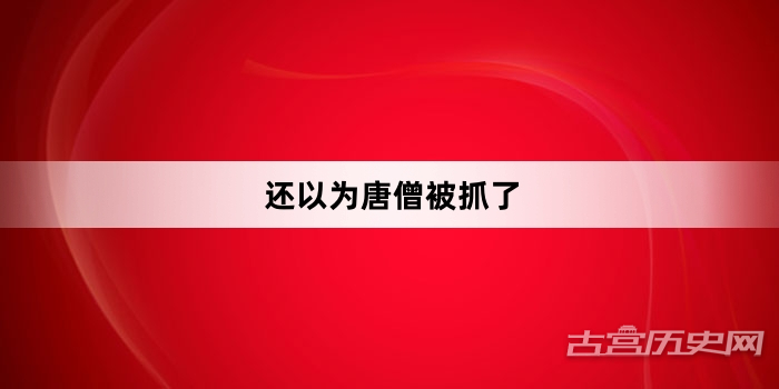 “还以为唐僧被抓了”网络梗词解释