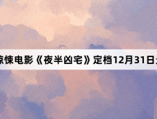 悬疑惊悚电影《夜半凶宅》定档12月31日元旦档