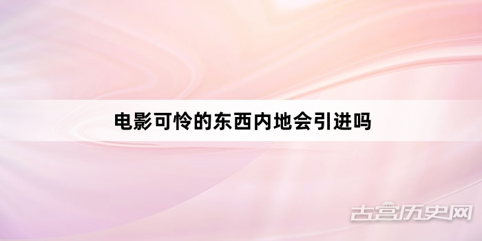 电影可怜的东西内地会引进吗