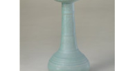 故宫馆藏龙泉窑青釉弦纹瓶