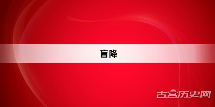 “盲降”网络梗词解释