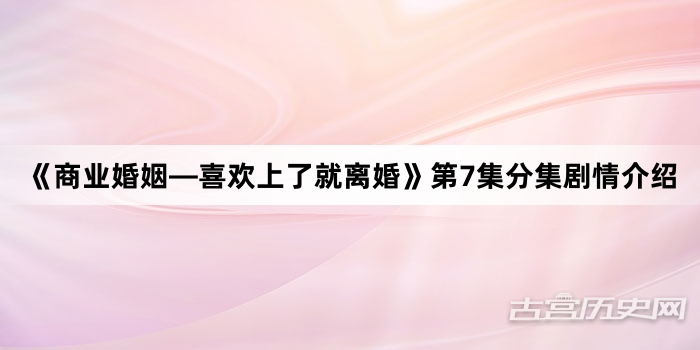 《商业婚姻—喜欢上了就离婚》第7集分集剧情介绍