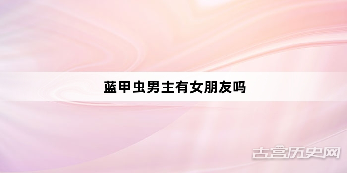 蓝甲虫男主有女朋友吗
