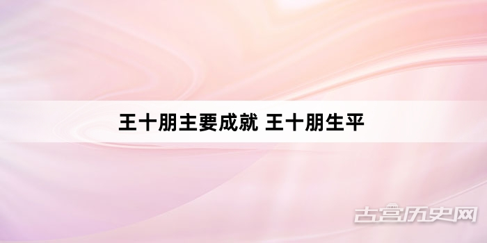 王十朋主要成就 王十朋生平