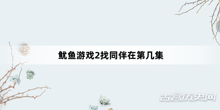 鱿鱼游戏2找同伴在第几集