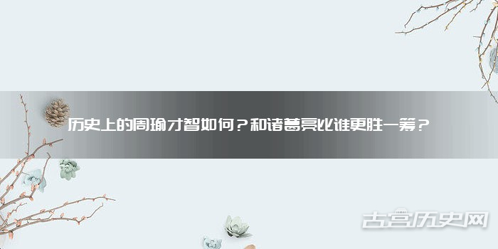 历史上的周瑜才智如何？和诸葛亮比谁更胜一筹？