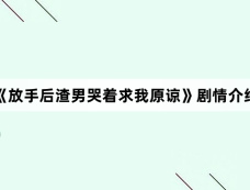 《放手后渣男哭着求我原谅》剧情介绍
