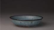 故宫馆藏钧窑天蓝釉盘