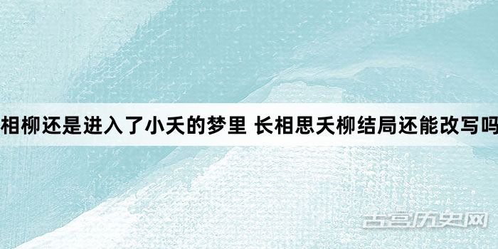 相柳还是进入了小夭的梦里 长相思夭柳结局还能改写吗