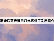 《离婚后前夫被白月光坑惨了》剧情介绍