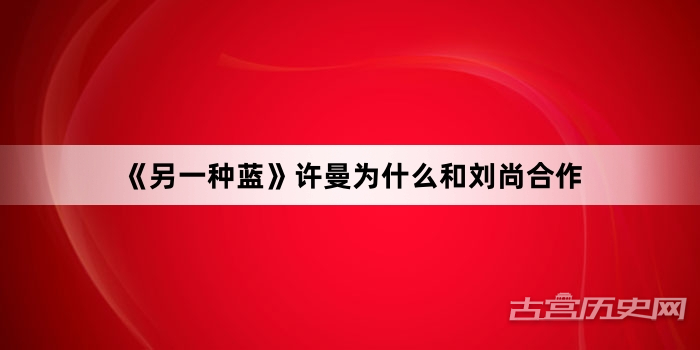 《另一种蓝》许曼为什么和刘尚合作