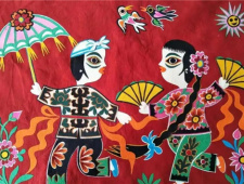 延川布堆画的特点和价值