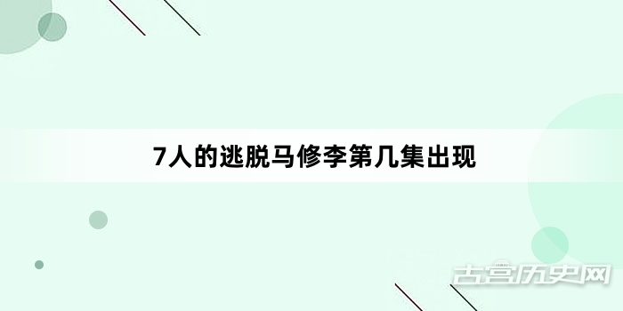  7人的逃脱马修李第几集出现