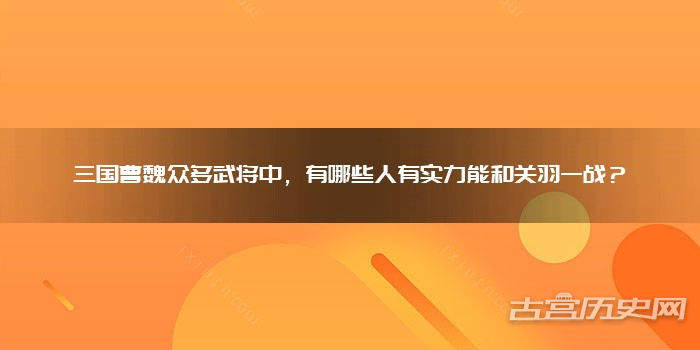 三国曹魏众多武将中，有哪些人有实力能和关羽一战？