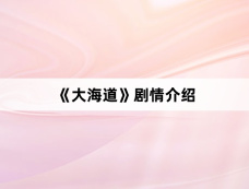 《大海道》剧情介绍