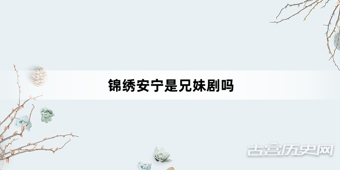 锦绣安宁是兄妹剧吗