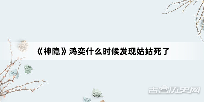 《神隐》鸿奕什么时候发现姑姑死了