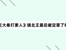 《大奉打更人》镇北王最后被定罪了吗