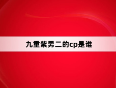 九重紫男二的cp是谁