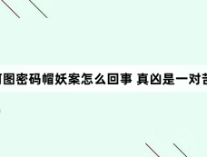 清明上河图密码帽妖案怎么回事 真凶是一对苦命鸳鸯