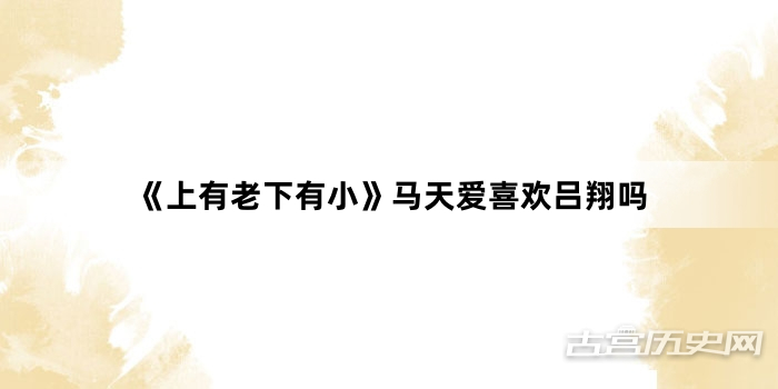 《上有老下有小》马天爱喜欢吕翔吗