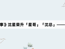 《边水往事》沈星荣升「星哥」「沈总」——承上启下的一集。