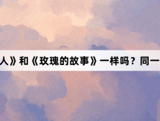 《独身女人》和《玫瑰的故事》一样吗？同一作者改编两剧有什么区别？