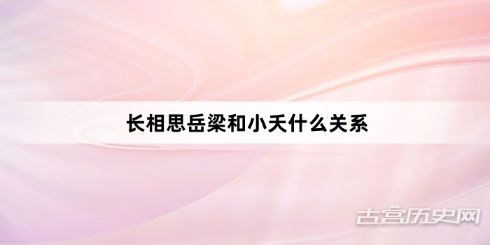长相思岳梁和小夭什么关系