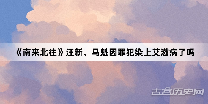 《南来北往》汪新、马魁因罪犯染上艾滋病了吗