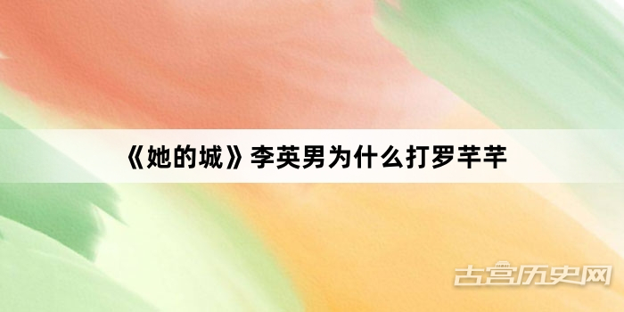 《她的城》李英男为什么打罗芊芊