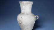故宫馆藏大汶口文化白陶双系壶