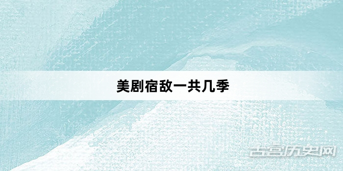 美剧宿敌一共几季