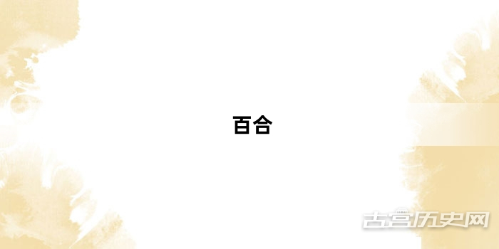 “百合”网络梗词解释