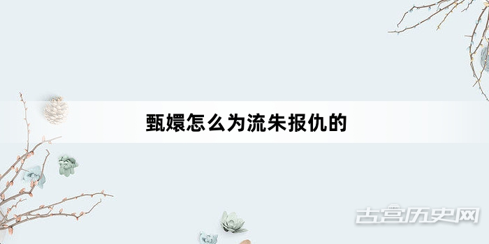 甄嬛怎么为流朱报仇的