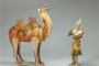 故宫馆藏三彩胡人牵骆驼俑