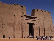 努比亚的古建筑物