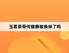 玉茗茶骨何健麒被换掉了吗