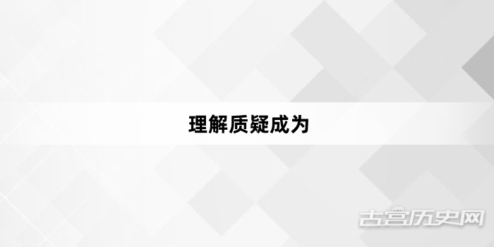 “理解质疑成为”网络梗词解释