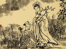 华山公主峰的传说故事