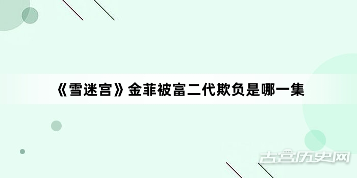 《雪迷宫》金菲被富二代欺负是哪一集