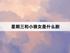 星期三和小狼女是什么剧