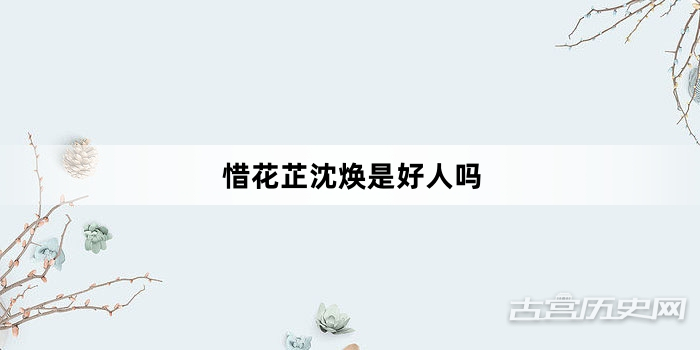 惜花芷沈焕是好人吗