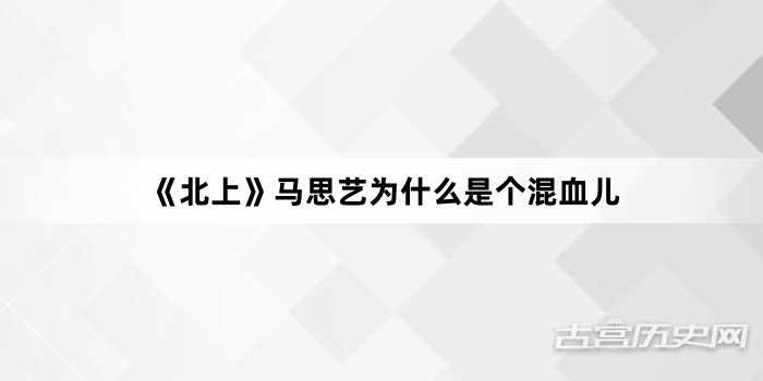 《北上》马思艺为什么是个混血儿