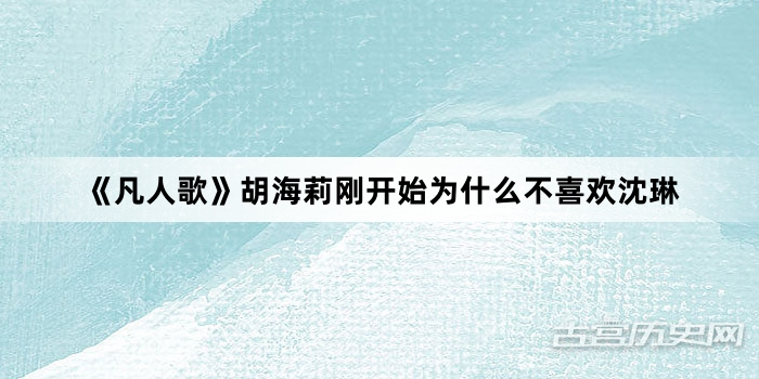 《凡人歌》胡海莉刚开始为什么不喜欢沈琳